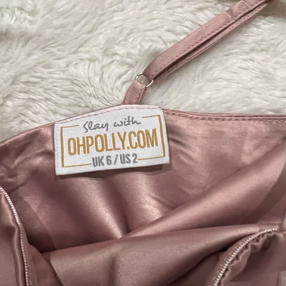 OHPOLLY Metallic Pink Bodycon Dress - Picture 3 of 3